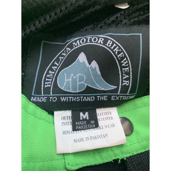 Himaylaya Motor Bike Wear Size M NIght Vision, Duratex, Black Green Knee pads - Picture 7 of 7